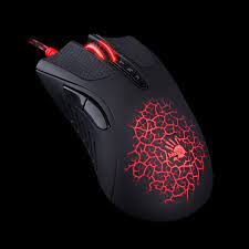 Bloody Wired Infrared Micro Switch Gaming Mouse, USB, Black, with Metal Feet