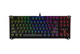 Bloody Light Strike RGB Mechanical Keyboard/Libra Brown Switch/USB/Black/US Arabic Layout