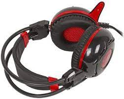 Combat Gaming Headset Black Red