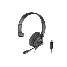 A4TECH HEADSET USB BLACK ROTATABLE SINGLE EAR