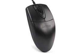 A4Tech Optical Wired Mouse, USB, Black