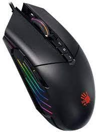 Bloody RGB Wired Gaming Mouse, USB, Black, Activated