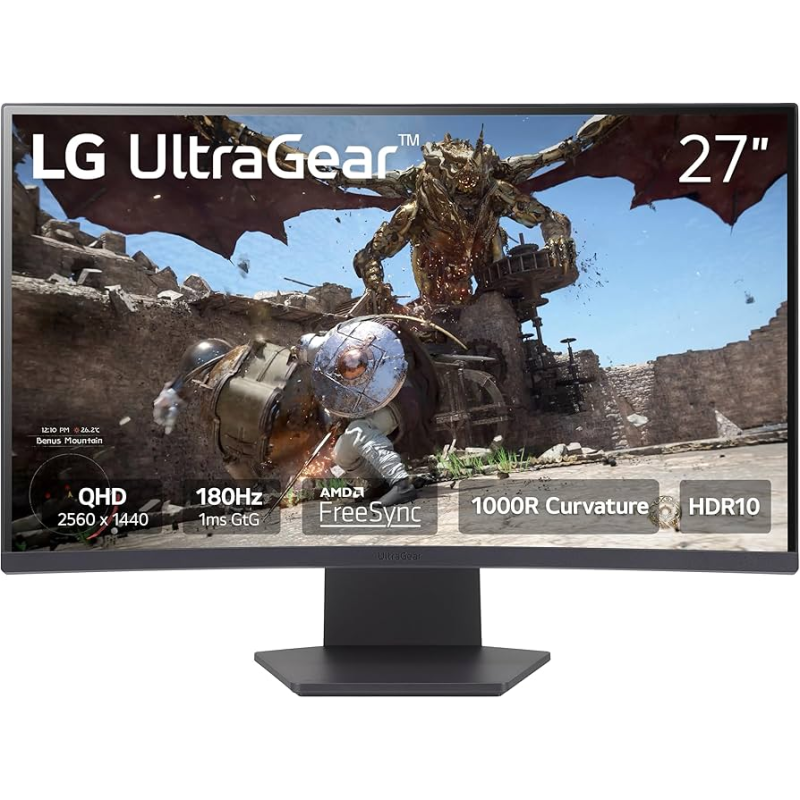27" UltraGear 2K QHD CURVED Gaming 180Hz