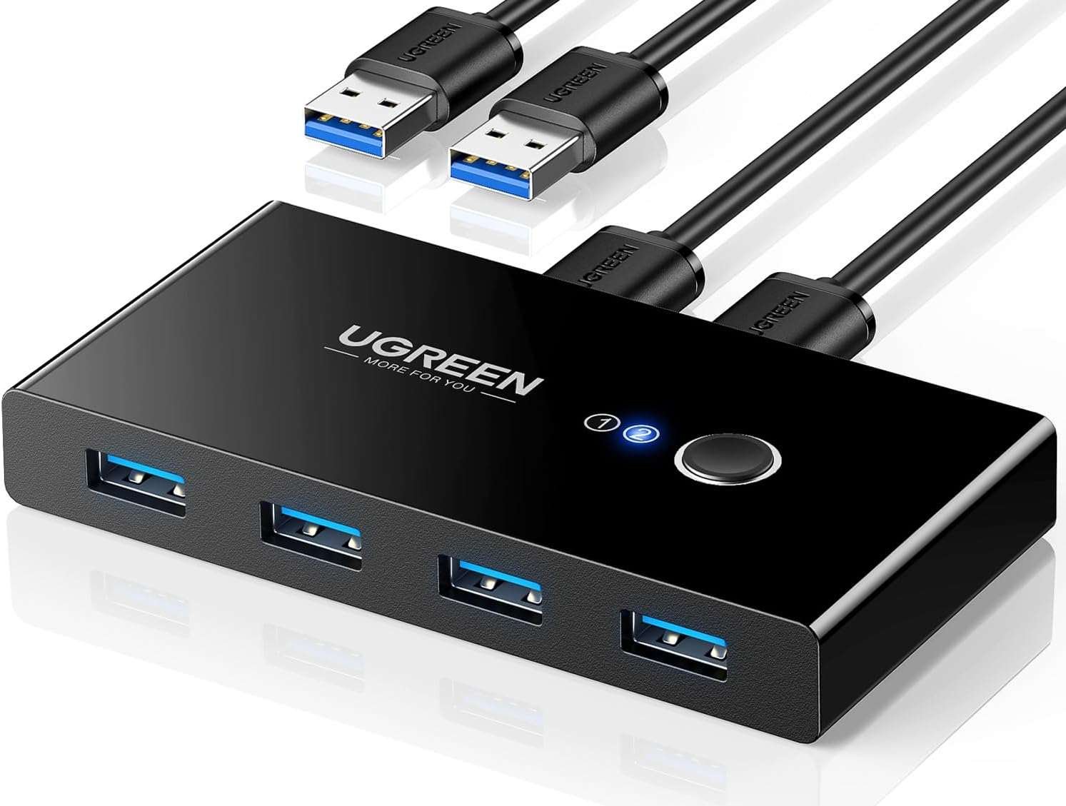 USB-A 3.0 to HDMI Female Plus VGA Female Converter