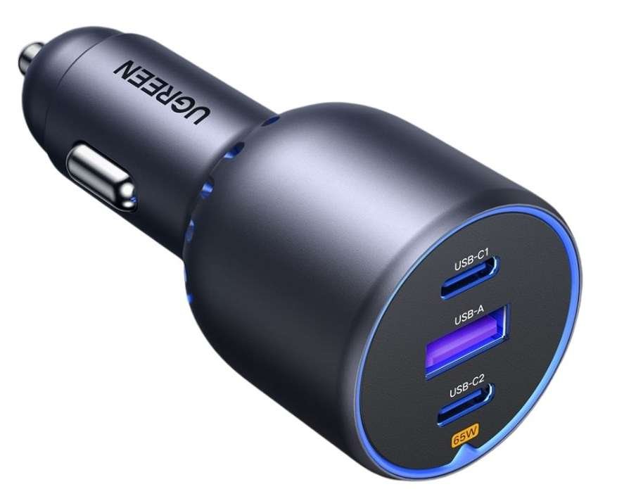 75W 3 Ports Fast Car Charger