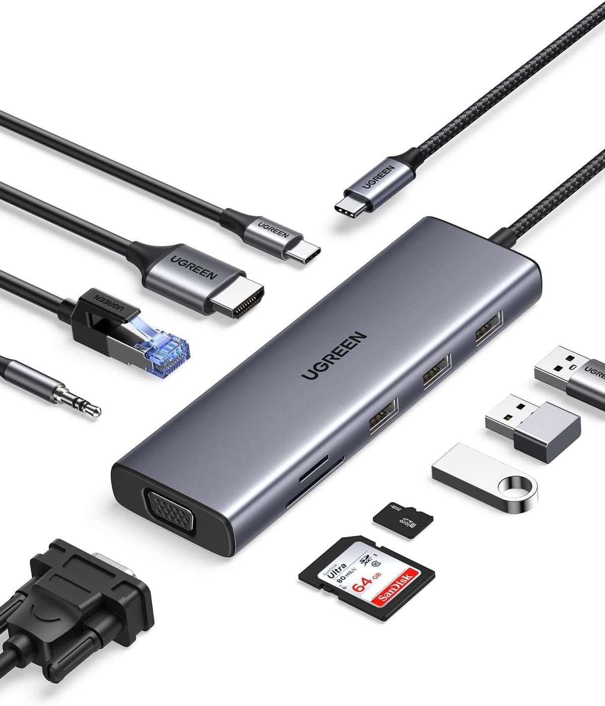 11-in-1 USB-C HUB Docking Station