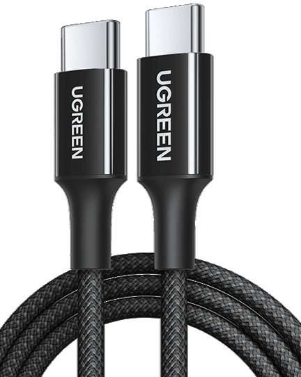 USB-A to USB-C Braided Cable 3M Black
