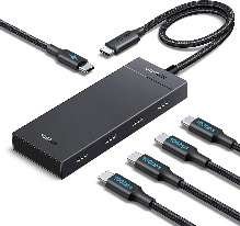 USB-C Hub to 4 Ports USB 3.0, with power