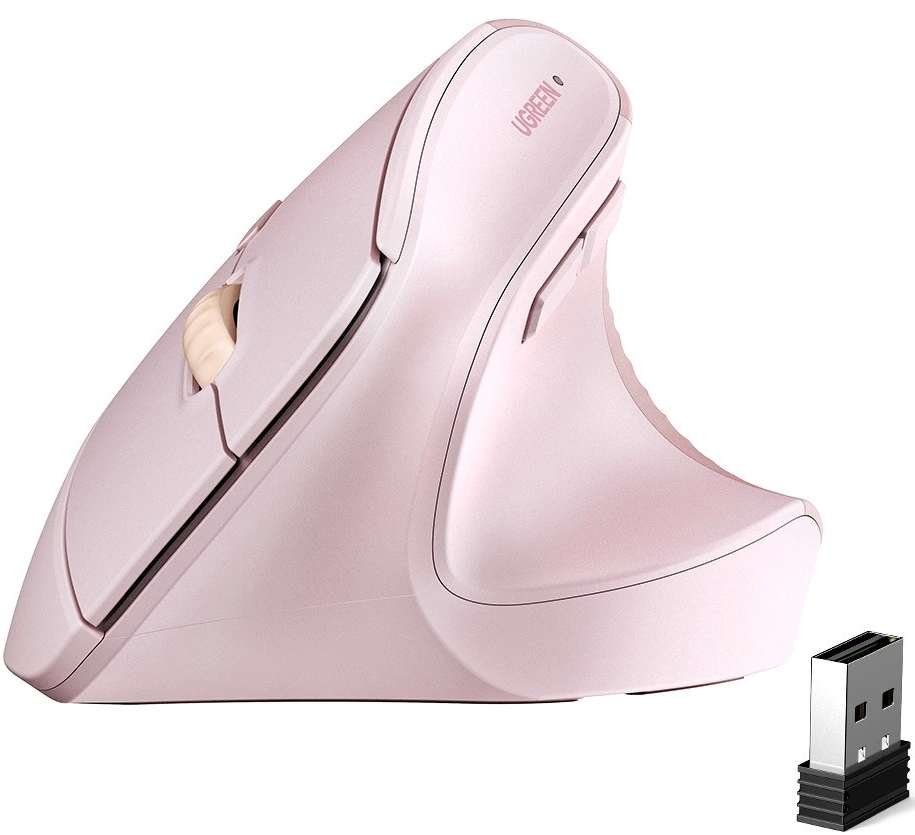 Silent Wireless Mouse, 4000DPI Green